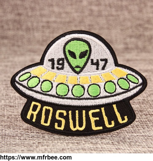 alien_in_the_ufo_custom_embroidered_patches