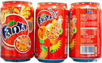 Coca Cola Sprite & Fanta 330 ml Cans