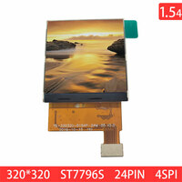 more images of 320x320 LCD 24 Pin LCD Display 1.54 LCD SQVGA 24PIN SPI4 IPS 300nits TFT LCD Display Module