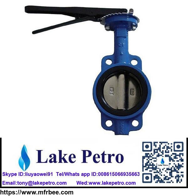 all_size_butterfly_valve_wafer_type_manual_corrosion_resistance