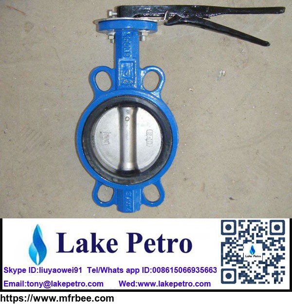 dn_100_butterfly_valve_wafer_type_for_solid_control_system