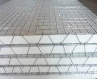 3D panel wall structure and 3D panel wall system construction
