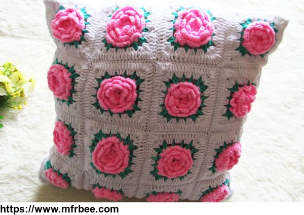 wholesale_beautiful_handmade_flower_shape_crochet_pillow