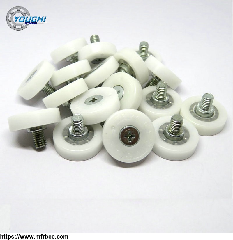 china_high_quality_dr24_c1l8_plastic_bearing_pom_roller_wheels_24mm