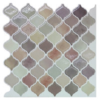 more images of Clever Mosaics home wall decoration peel and stick mosaic tile (6pcs pack)