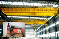 more images of workshop QD Type 10 Ton to 42 Ton double girder Overhead Bridge Crane