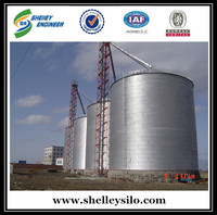 Farm Used Galvanized Steel Grain Storage Silo