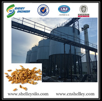 more images of used paddy rice white rice steel grain storage silo