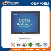 Rugged metal case 12.1 inch CCTV monitor with HDMI/VGA/BNC/Audio ports