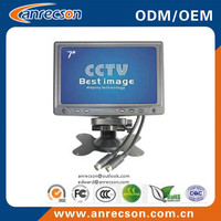 Mini plastic case 7 inch CCTV monitor