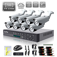 more images of 8CH HDMI 960H Network DVR 700TVL Outdoor Day/Night Security Camera System