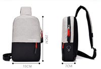 more images of Sling Bag Messenger Bag Chest Pack Crossbody Shoulder Bags Small Shoulder Backpack