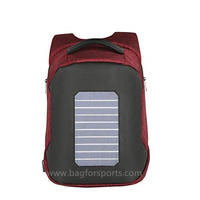 Solar Backpack Waterproof and Anti-Theft, perfect for carrying books or laptop to work, school or hiking while charging your smart phone, tablet, or a power bank and more, Great for traveling.