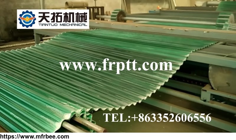 frp_transversal_corrugated_sheet_production_line