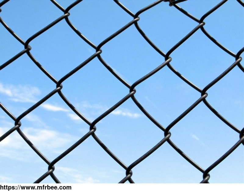 black_vinyl_chain_link_fence