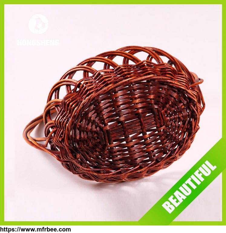 traditional_handmade_natural_material_wicker_fruit_basket_with_handle