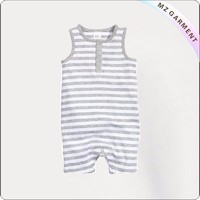 more images of Striped Sleeveless Romper