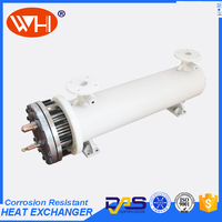 ISO Certification  titanium heat exchanger unit of 10l shell and tube heat exchanger