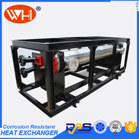 ISO Certification condenser for refrigeration parts of Factory Directly refrigerator water cooled condenser