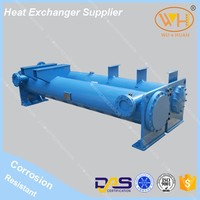 more images of For wholesale 116KW shell and tube chiller ,titanium evaporator