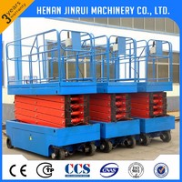 Outdoor Scissor Lift Platform Electric Hydraulic Lift Table Drawing
