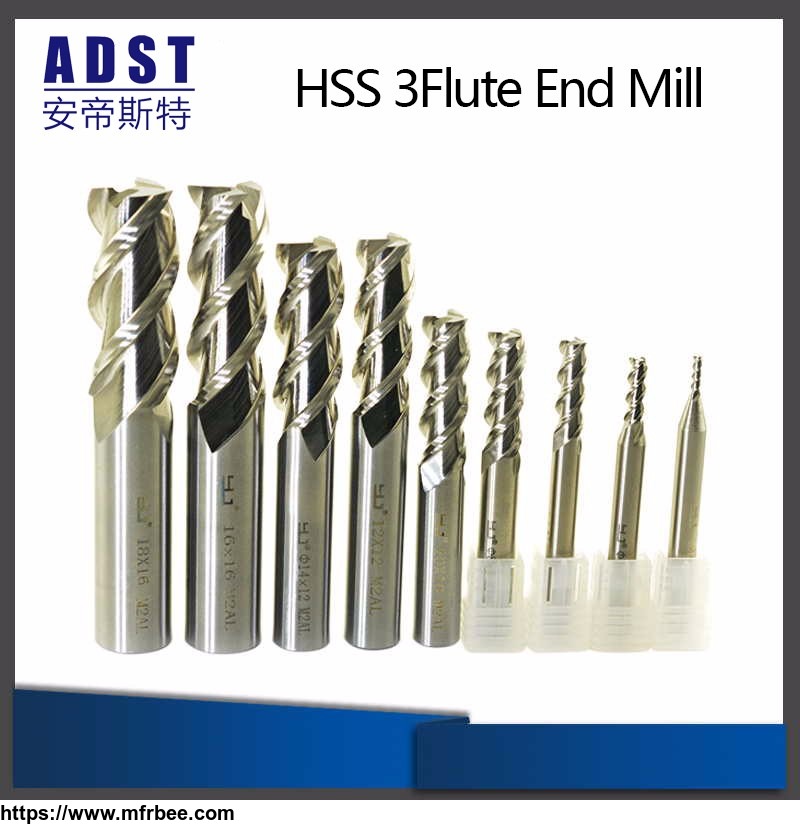 manufacture_end_mill_hss_m2ai_3flute_milling_cutter