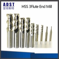 Manufacture End Mill HSS M2ai 3flute Milling Cutter