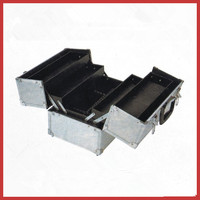 New Quality Silver Aluminum Tool Case with Extendable Trays Custom