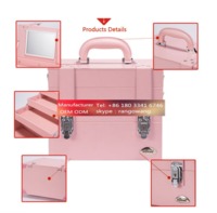 more images of Wholesale Cosmetic Professional Beauty Case Makeup Vanity Case With Lights Custom