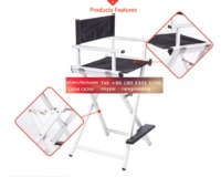 Professional Factory Direct Sale Oem&Odm Portable Makeup Folding Chair Custom