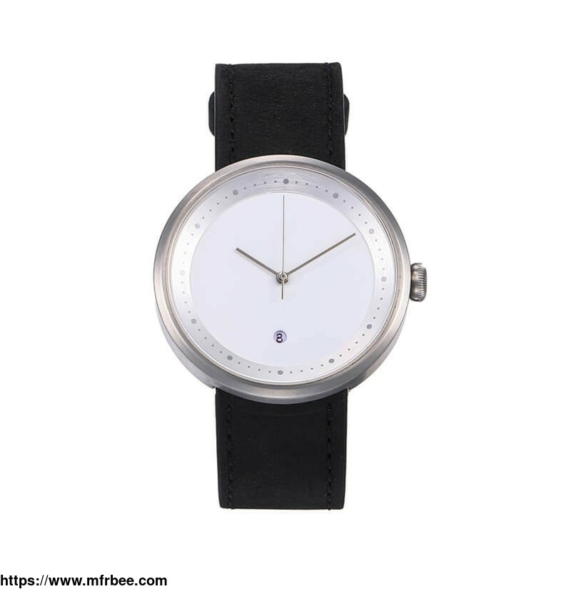 white_dial_curved_end_leather_watch_straps_with_calendar