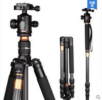 Portable carbon fiber SLR digital camera tripod with lightweight