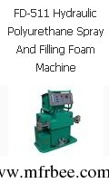 fd_511_hydraulic_polyurethane_spray_and_filling_foam_machine