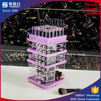 more images of New coming hot sale promotion spinning acrylic makeup organizer