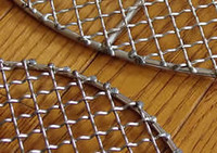 more images of Pre-Crimped Wire Mesh as Barbecue Grill Netting