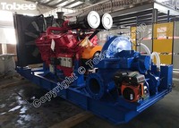 Tobee® TSH series Skid Mounted Engine Driven Split Case Water Pump