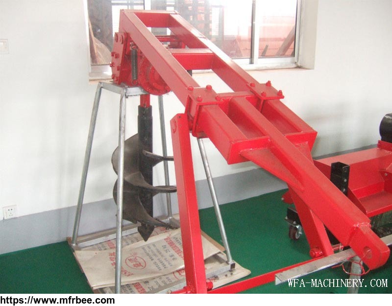 post_hole_for_agricultural_machinery