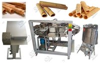 Waffle Rolls Processing Line|Barquillos Baking Machine