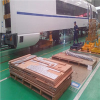 Sound insulation and fire retardant bullet train wooden flooring plywood