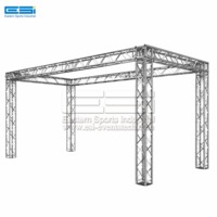Cheap price lectern metal aluminum aluminium light stage backdrop arch fome roof truss frame system for sale