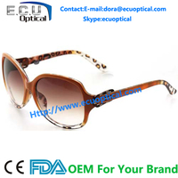 2014 Latest sunglass Factory directly Popular Women Acetate polarized sunglasses