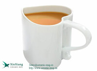 more images of Wholesale 11oz plain white love mugs ceramic Heart shape coffee mugs couple china suppliers