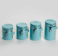 Custom kitchen ceramic sealing jars set of 4 Factory