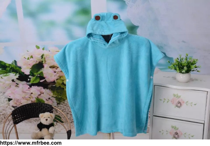100_percentage_polyester_beach_hooded_towel_ponchos_towel_for_kids