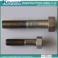 Hex partial thread bolts stainless steel 304 316 bolt
