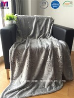 more images of Luminous Soft Flannel Fleece Blanket with Burnout Designs