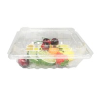 food grade fruit tray liner clamshell plastic salad container