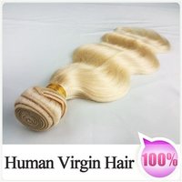 more images of 2pcs/lot 6A 613# 100% Virgin Human Hair Weave Body Wave Weft