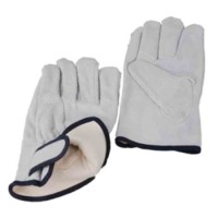 more images of Split Cowhide Leather Driver Work Glove