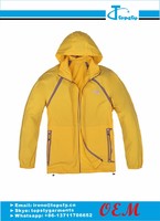 Customized nylon men's jacket with hood